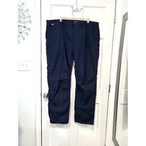 Carhartt FR Relaxed Fit Ripstop Pants Men 46x34 Navy CAT 2 Flame Resistant Cargo
